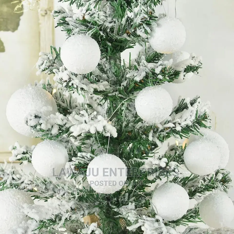 Snow White Christmas Decorating Balls