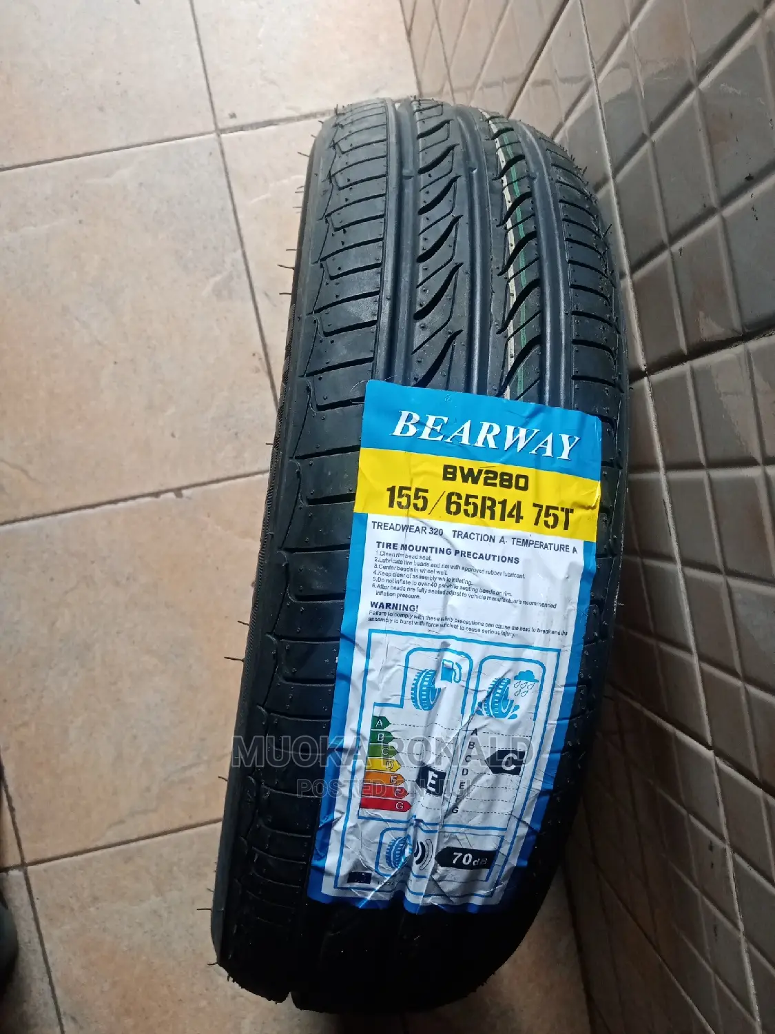 155/65r14 Bearway Tyre