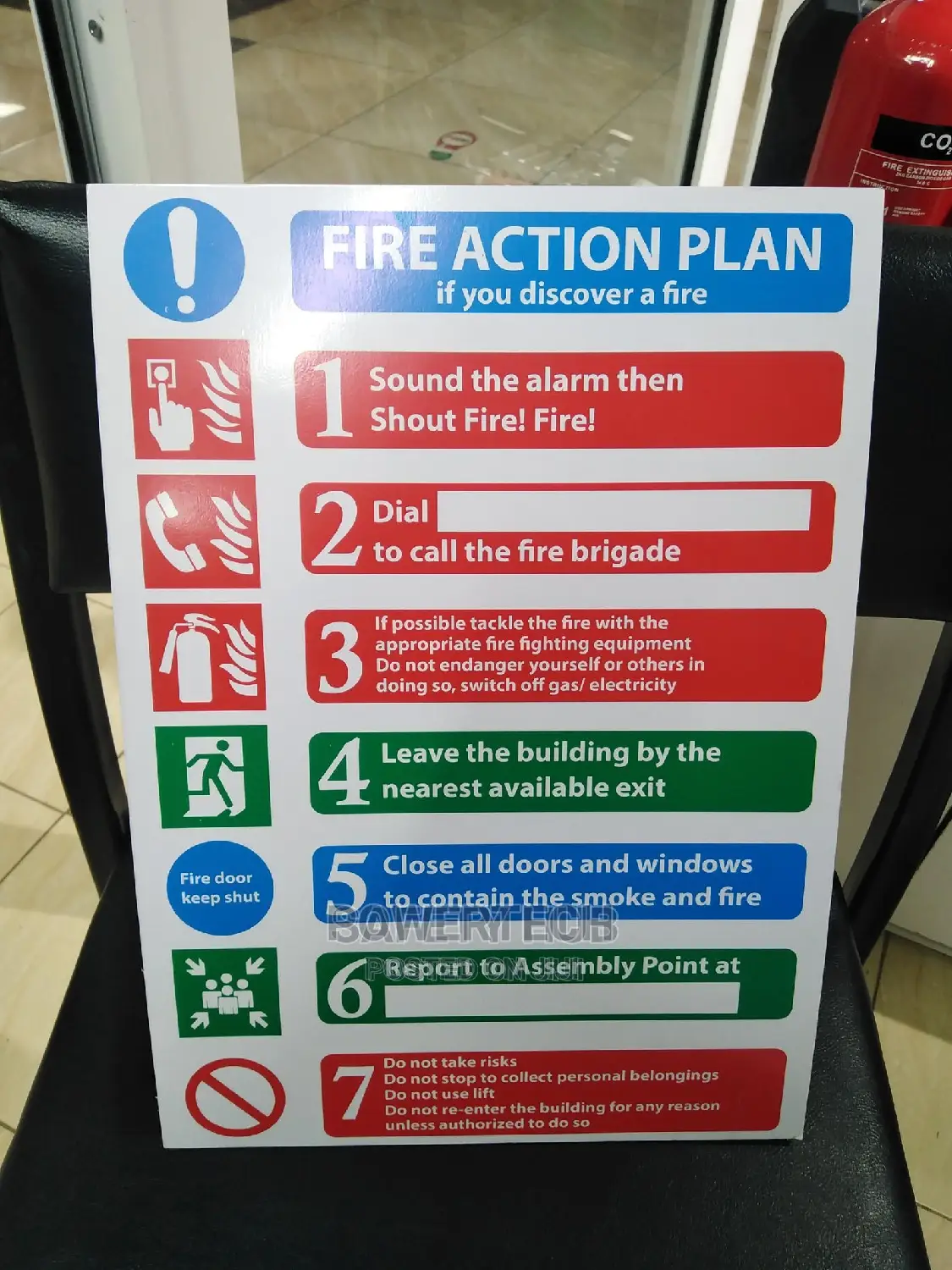 Standard Fire Action Plans