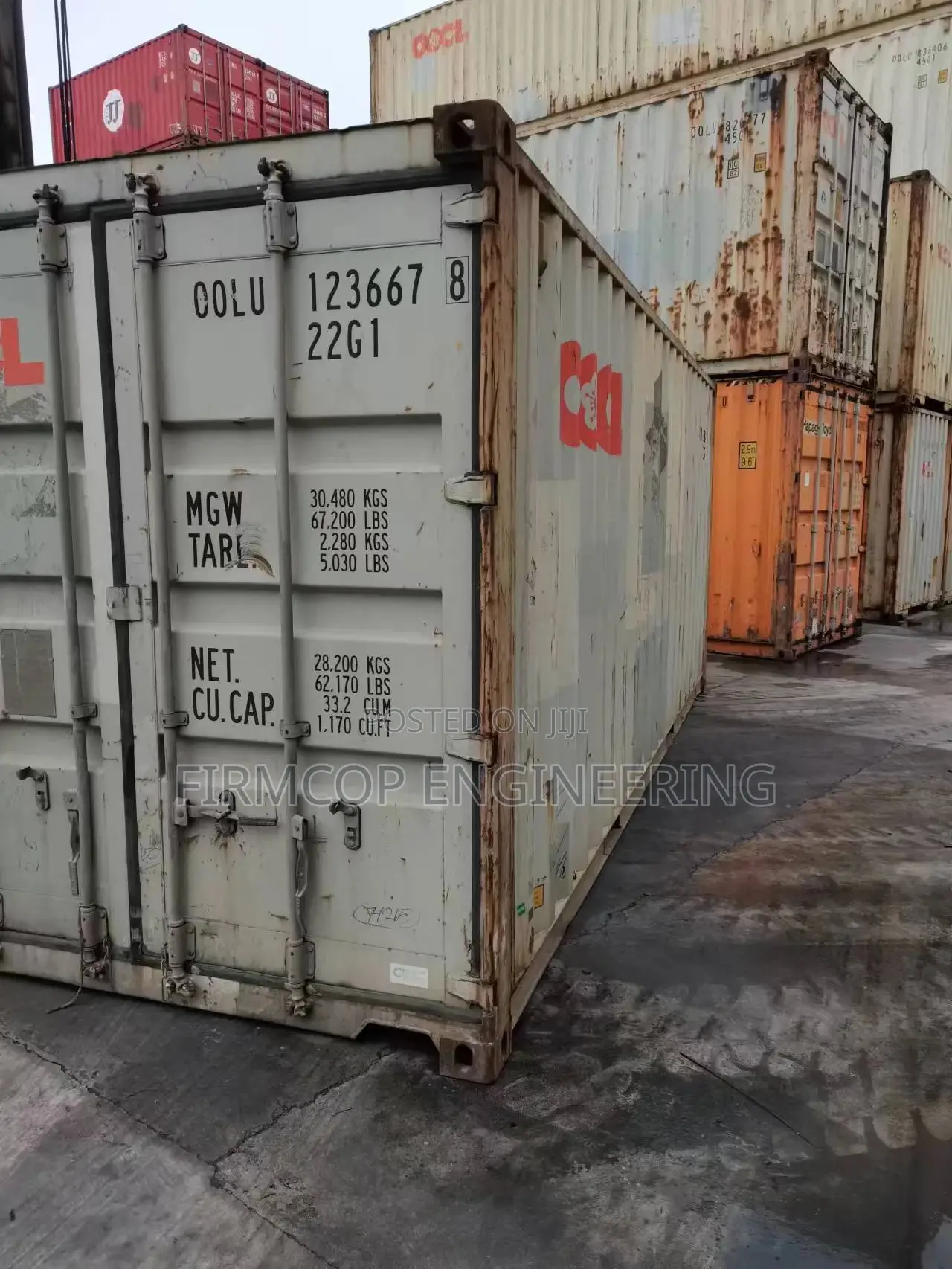 Containers for Sale - 20FT OOCL Make