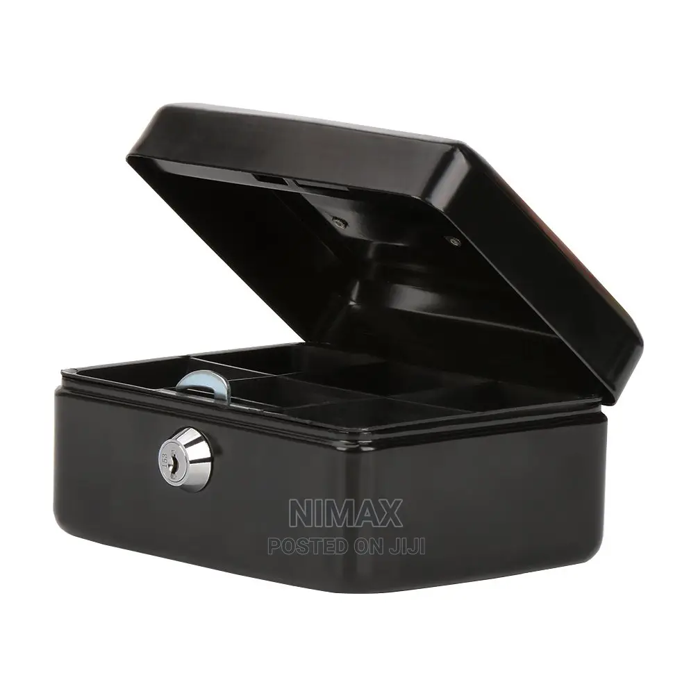 Generic 6" Inch Small Key Lock Petty Cash / Piggy Money Box