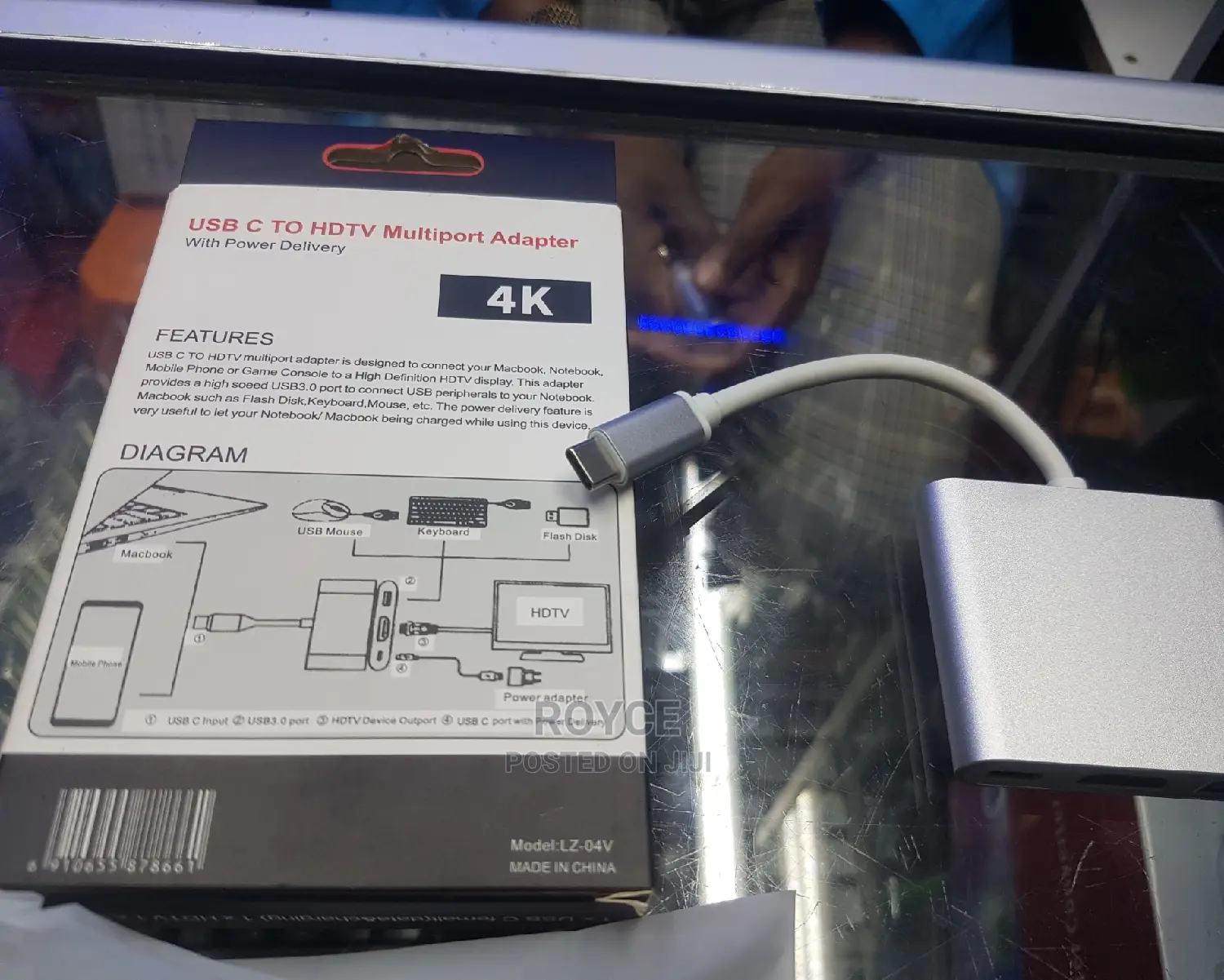 USB C to HDTV Multiport Adapter