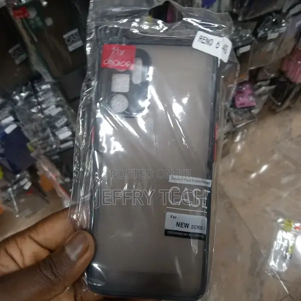 Back Cover for Oppo Reno 6 4G Full Camera Protection Smoke