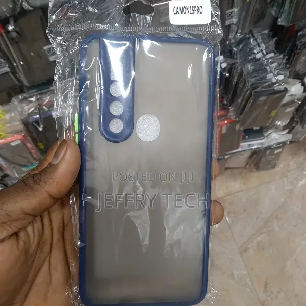 Tecno Camon 15 Pro Smoke Cover With Camera Protection || Tec
