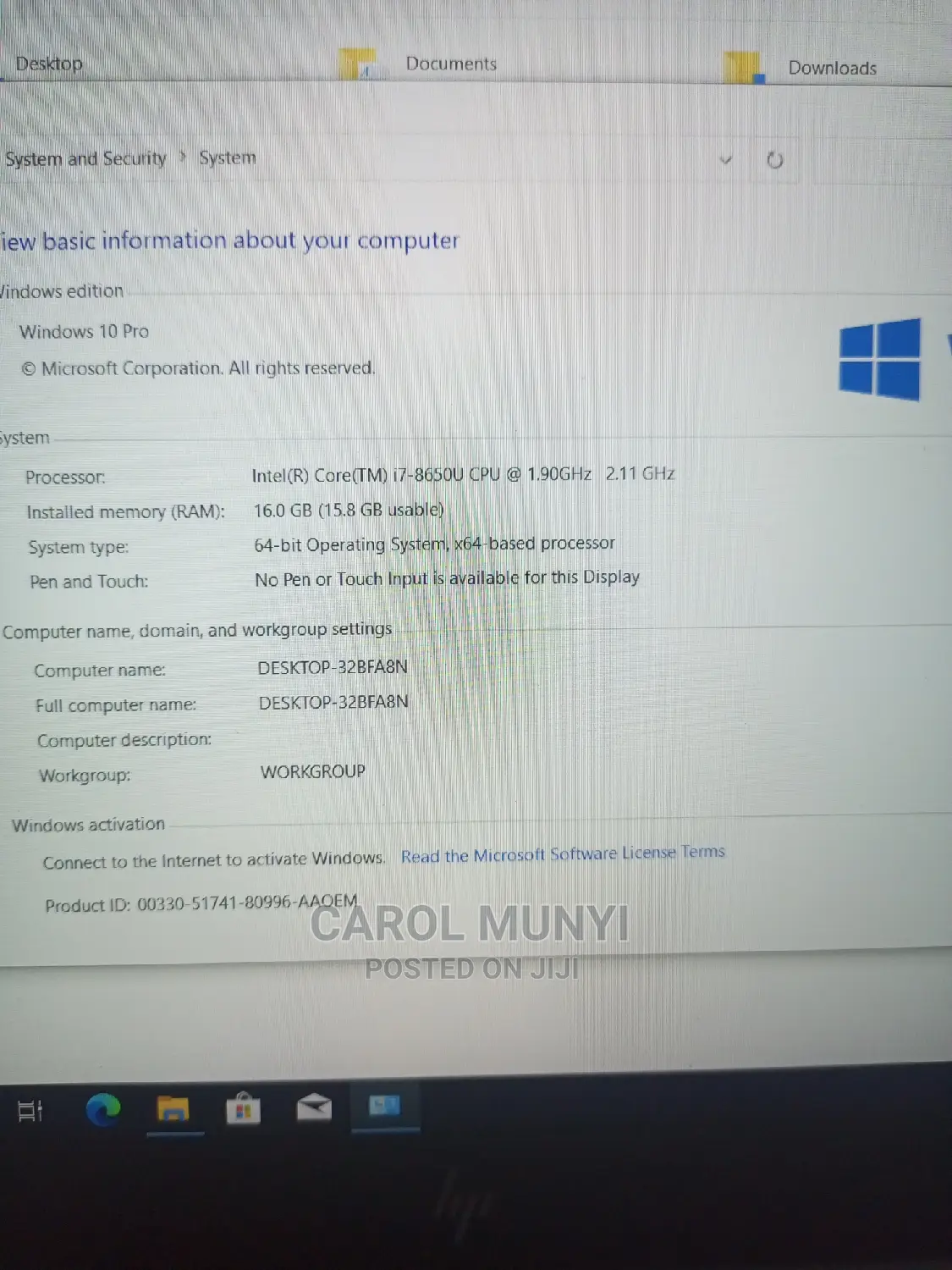 New Laptop HP EliteBook 850 G5 16GB Intel Core I7 SSHD+SSD 500GB