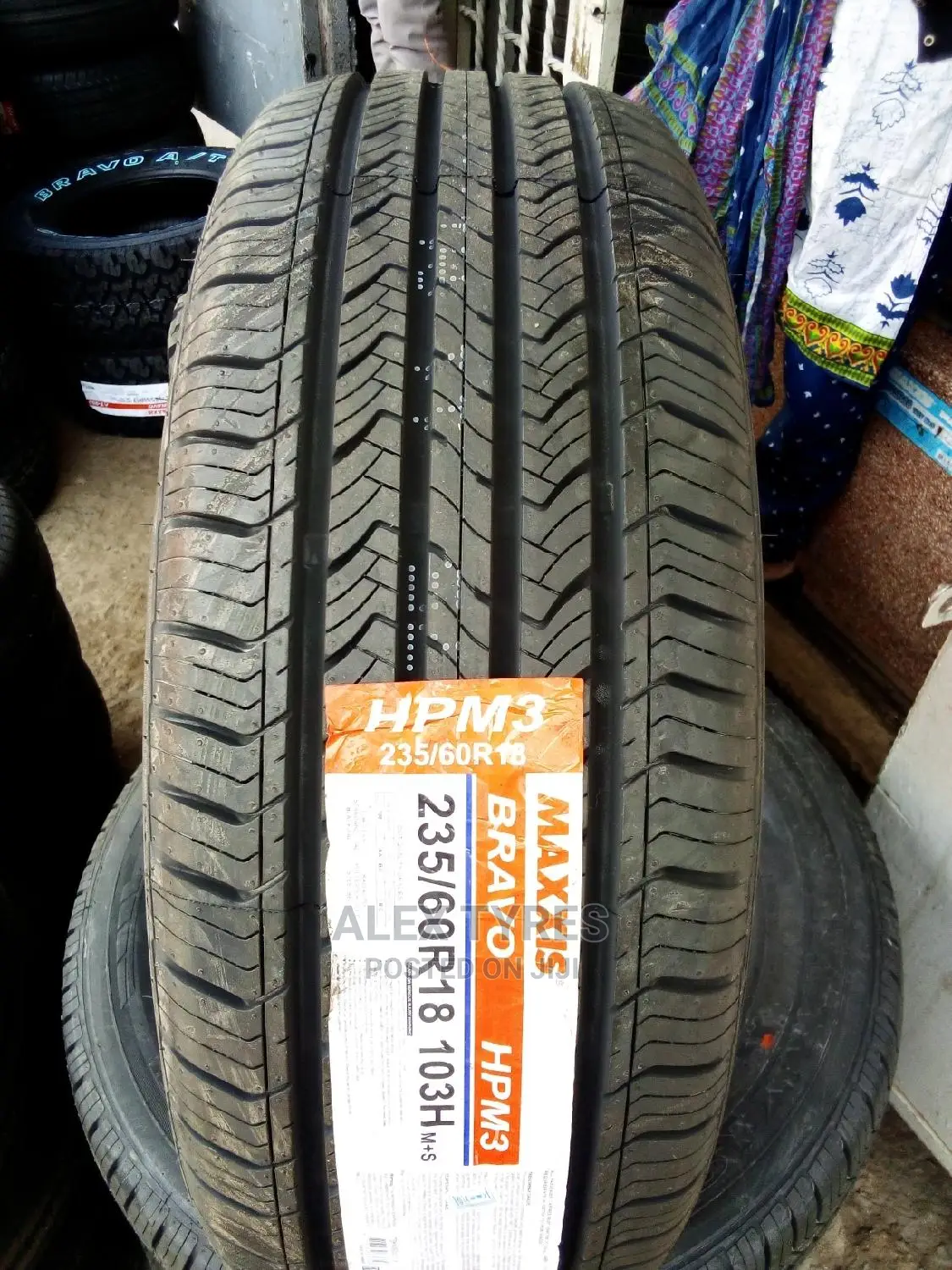 235/60r18 HPM3 Maxxis Bravo Tyres Made in Thailand