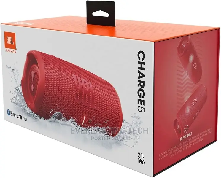 Jbl Bluetooth Speaker Charge 5 Red