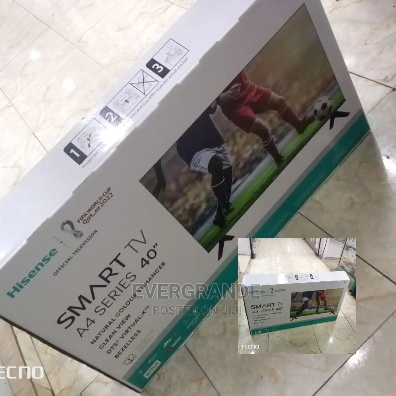 Hisense 40 Inches Smart Android Tv.