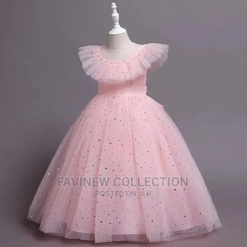 Cute Lace Star Girls Dress