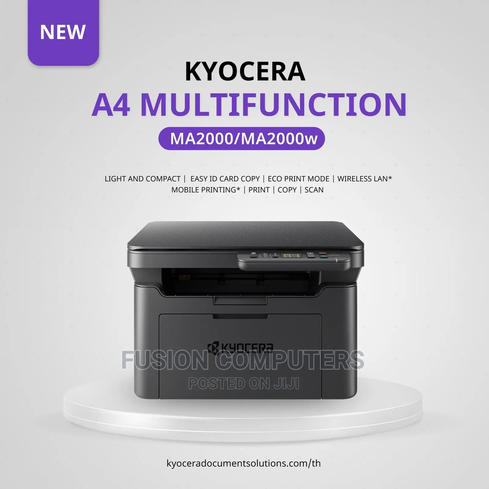 Kyocera Ma2000w Multifunction Monochrome Laser Printer