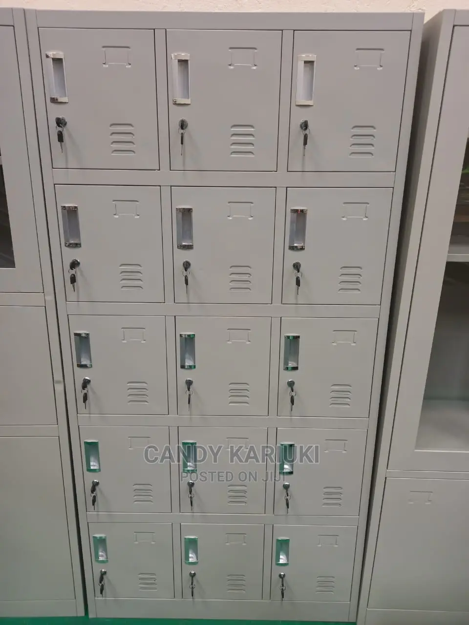 Staff Lockers Cabinet (15 Compartments)
