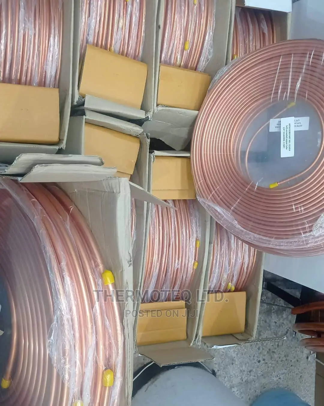 Coldroom Copper Pipes
