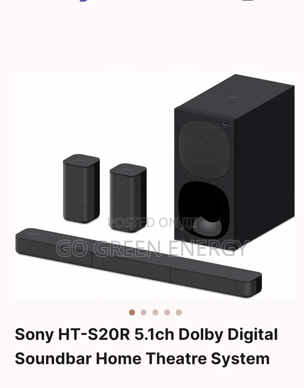 Sony HT-S20R 5.1 Sound Bar
