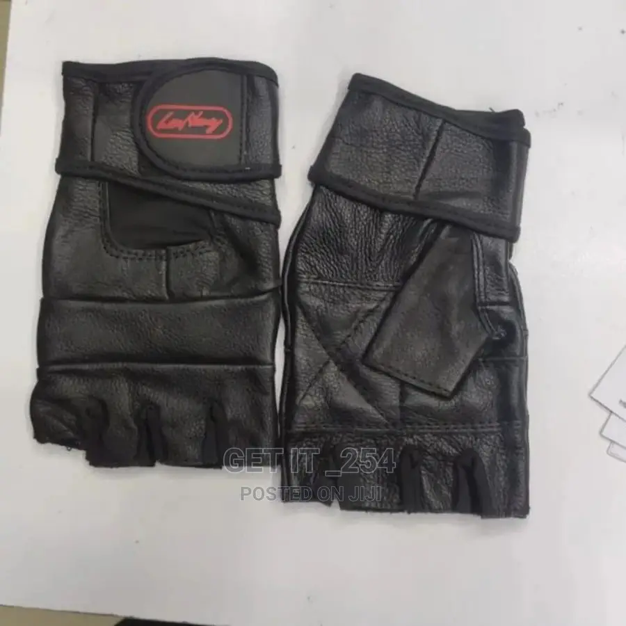 Leather Gym Gloves