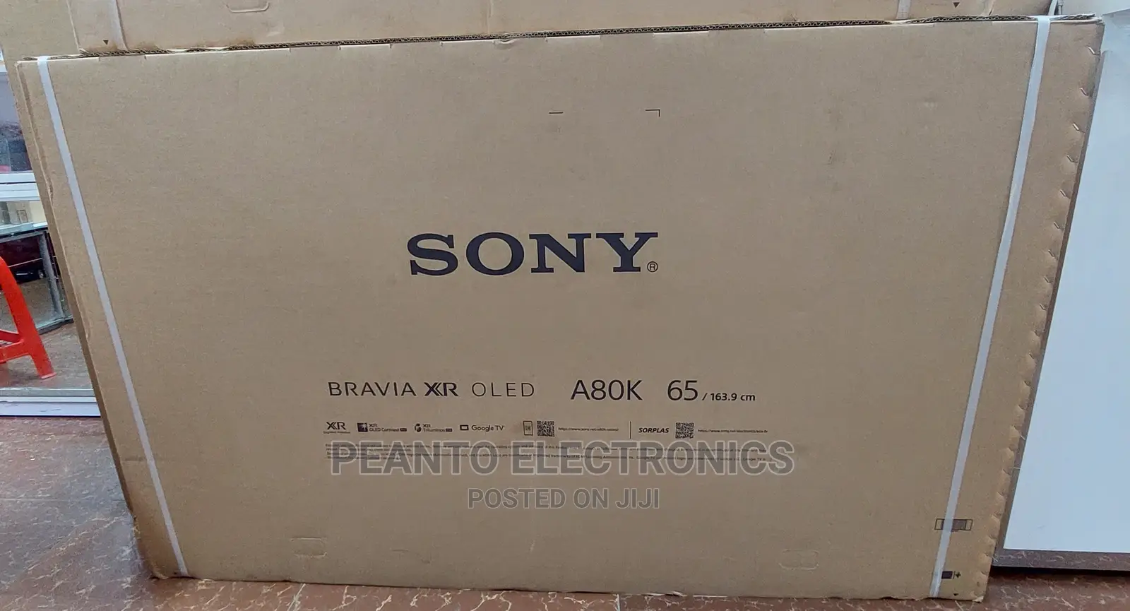 SONY 65'' 65 A80K Hdr Oled TV With Smart Google TV