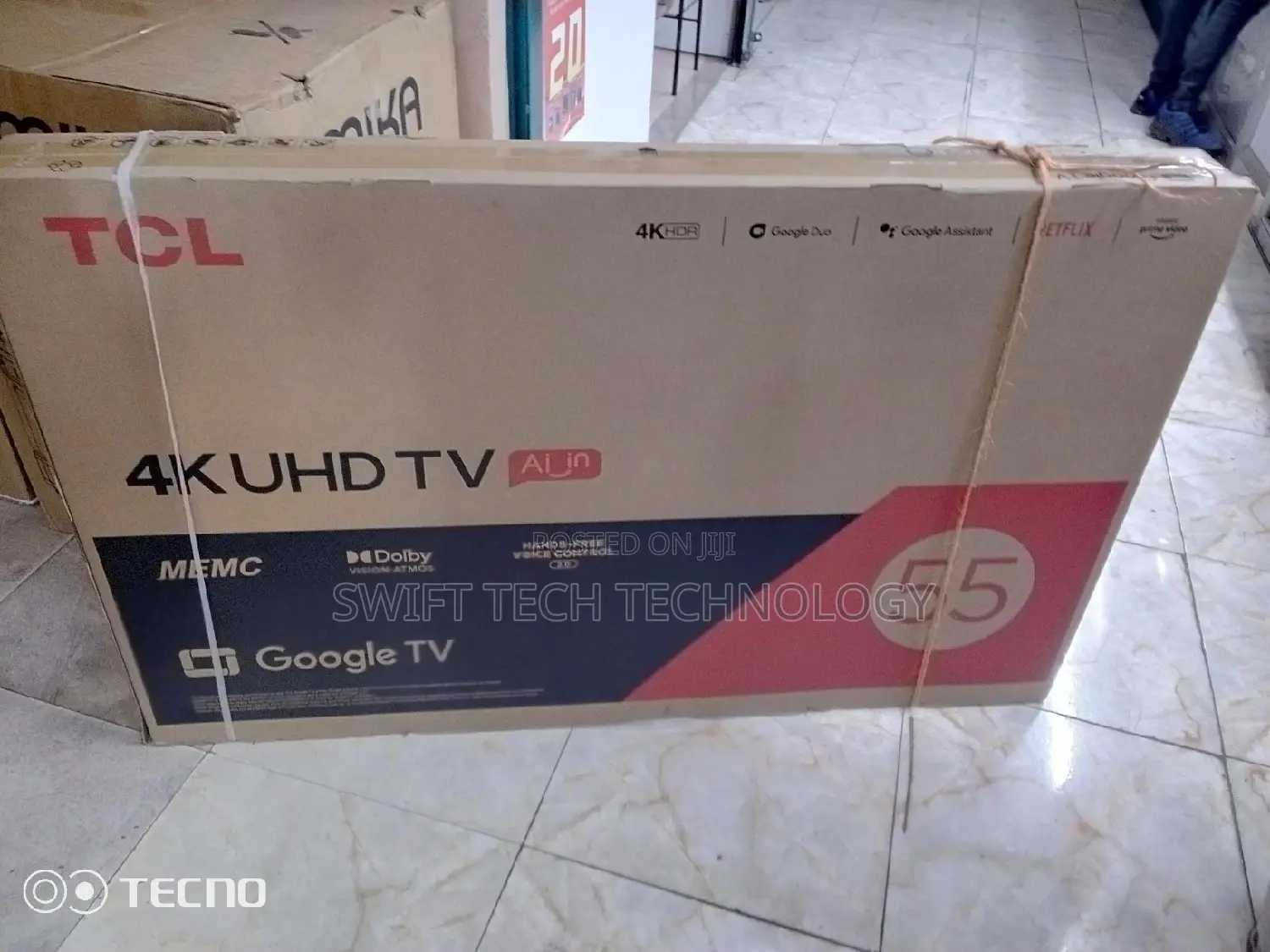 Tcl 55 Smart Android Tv Television 