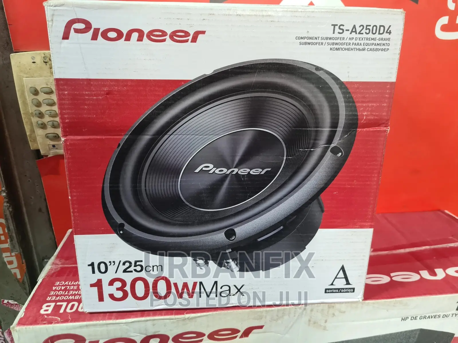Pioneer 10 Inch TS-A250D4 Double Coil Subwoofer