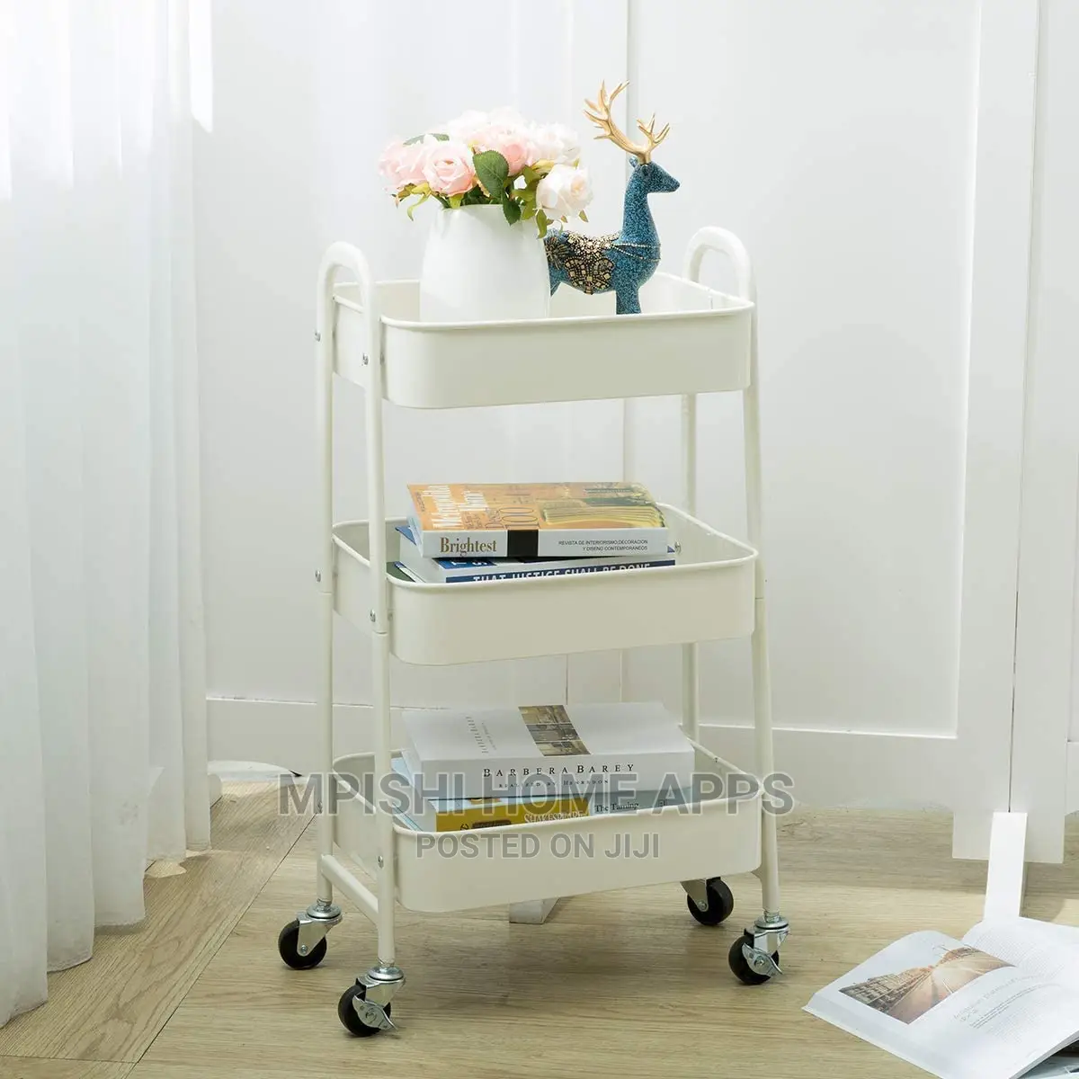 3-Tier Storage Rack With Wheels