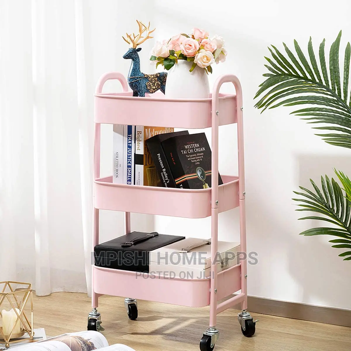 3-Tier Storage Rack With Wheels