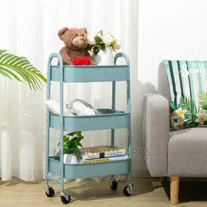 3-Tier Storage Rack With Wheels