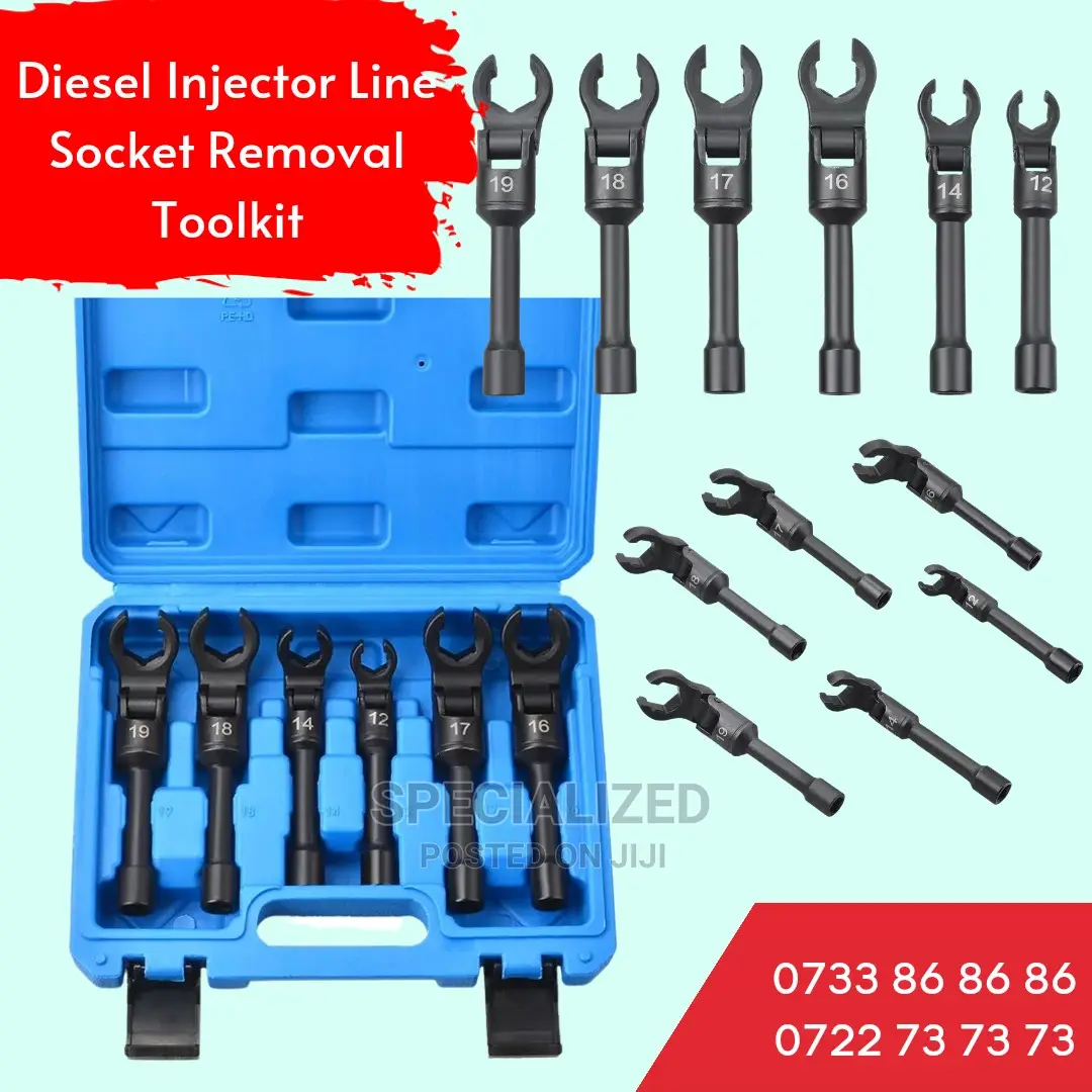 Diesel Injector Line Socket Removal Toolkit