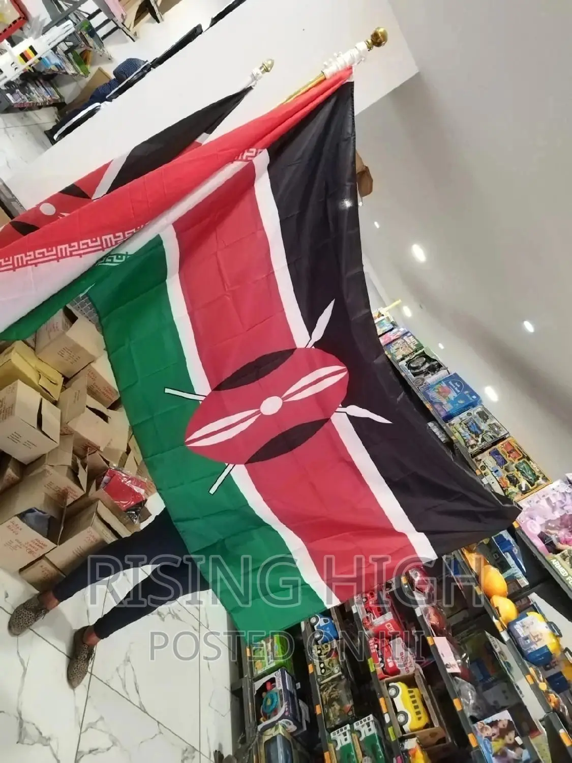 Kenya Flag 4feet by 6feet
