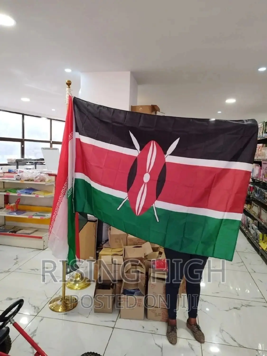 Big Size Kenya Flags 4ft X 6ft