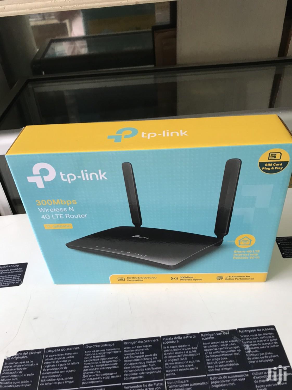 Tp Link 300mbps Wireless N 4G LTE SIM Card Router Tl-Mr6400
