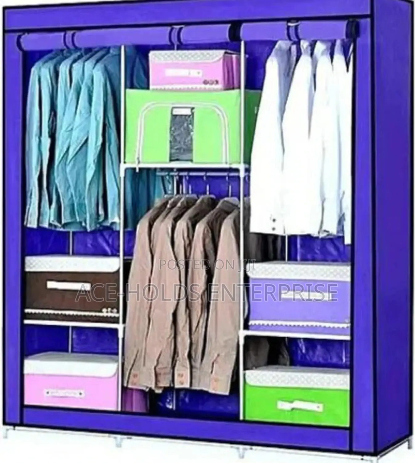 Wooden Wardrobe Durable All Colours Available