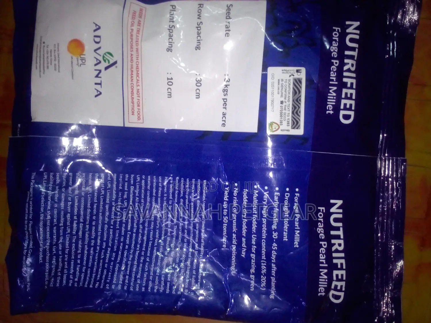 Nutrifeed Forage Pearl Millet Seeds 500gm