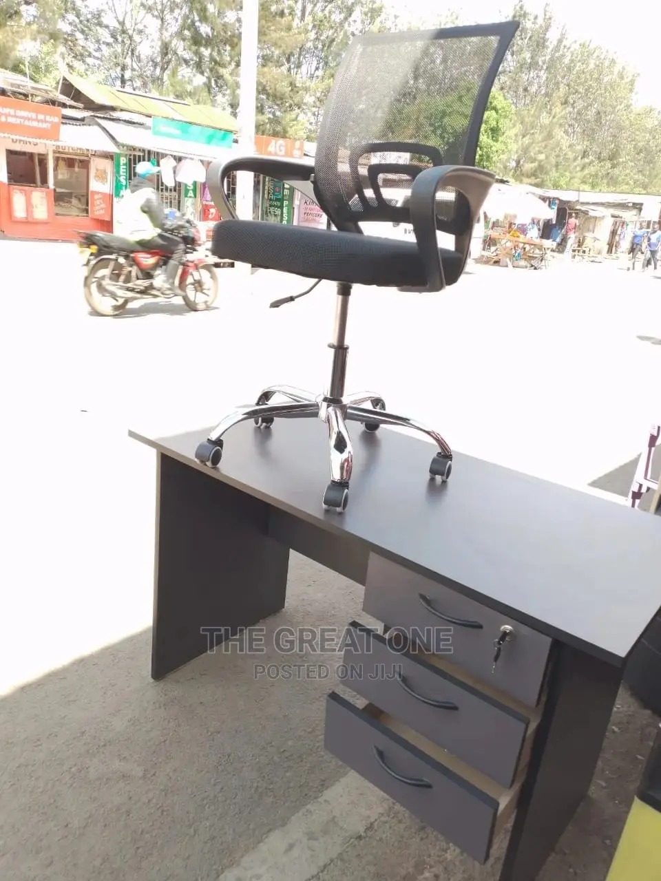 Office Desk and Office Chair