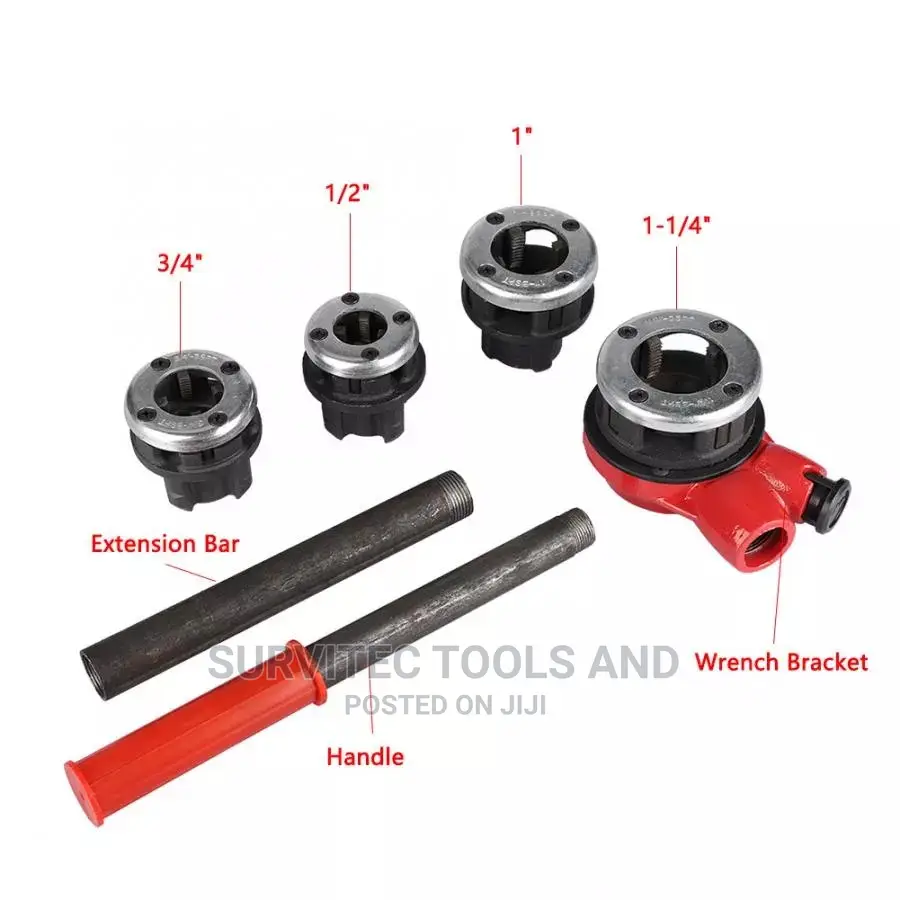 Ratchet Die Stock 1/2"-1/1/4"