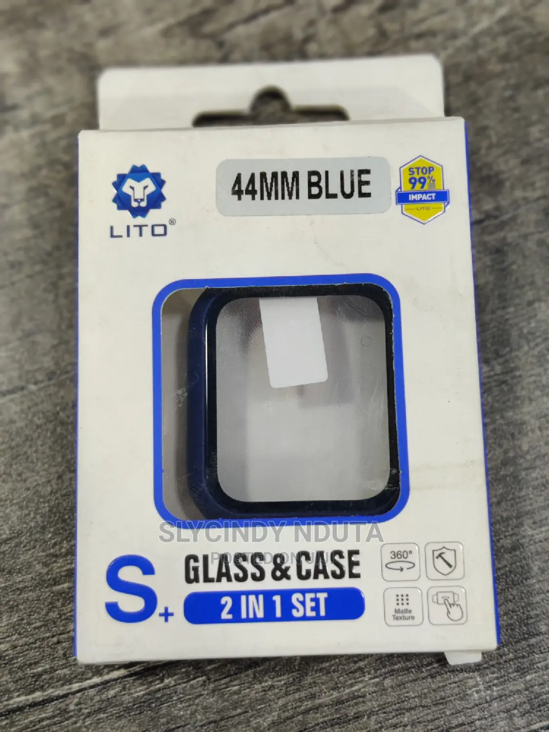 Apple Watch Glass and Case 2in1 Set