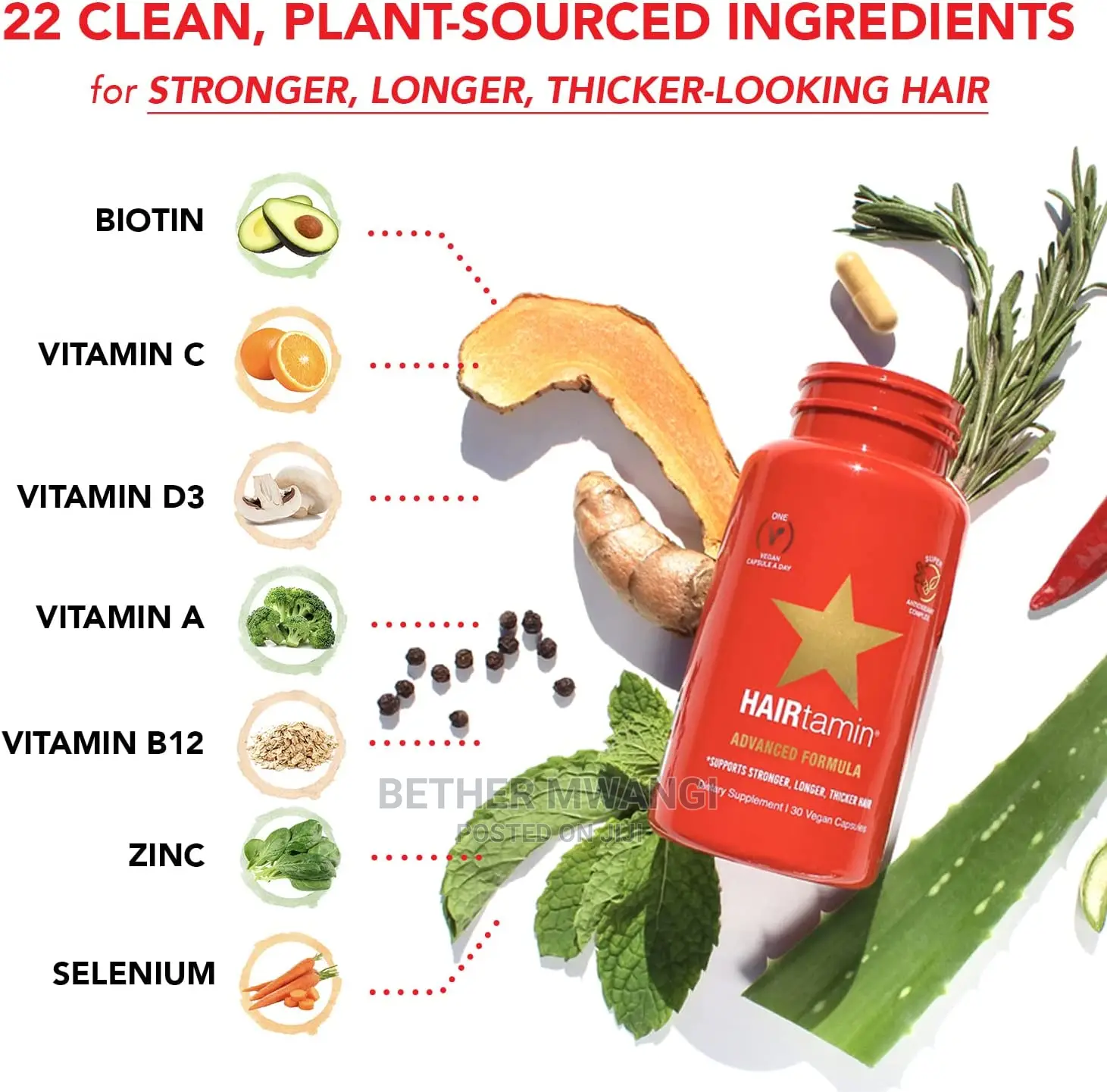 Hairtamin Hair Product for Faster Hair Growth