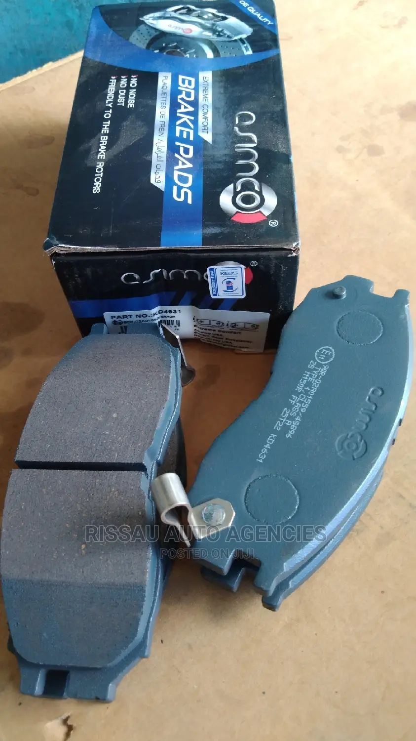 Mitsubishi RVR Front Asimco Genuine Brake Pads KD 4631.