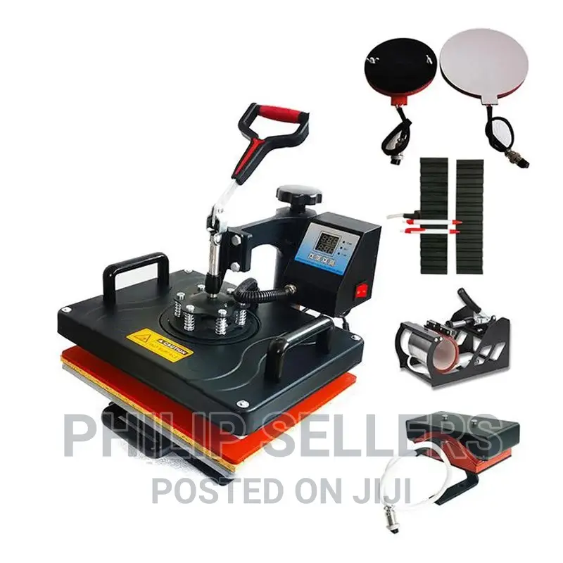 1 8 in 1 Combo Heat Press Machine A3 Heat Press Transfer Mac