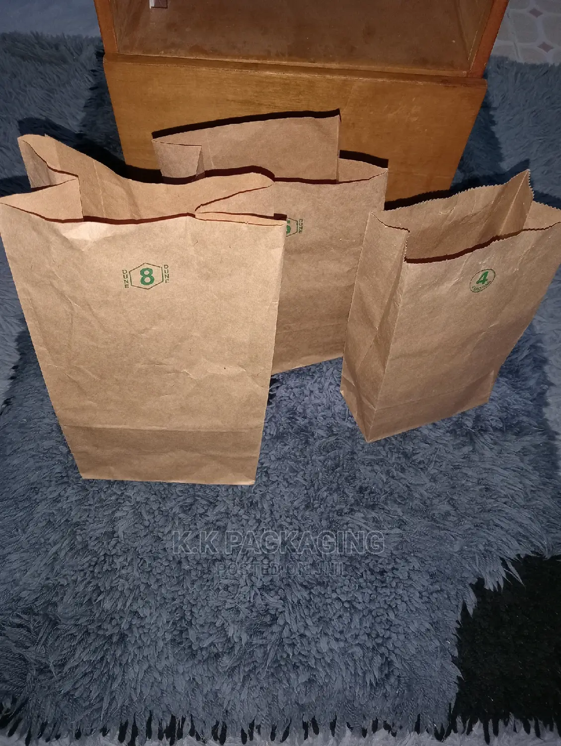 Khaki Packaging Bags