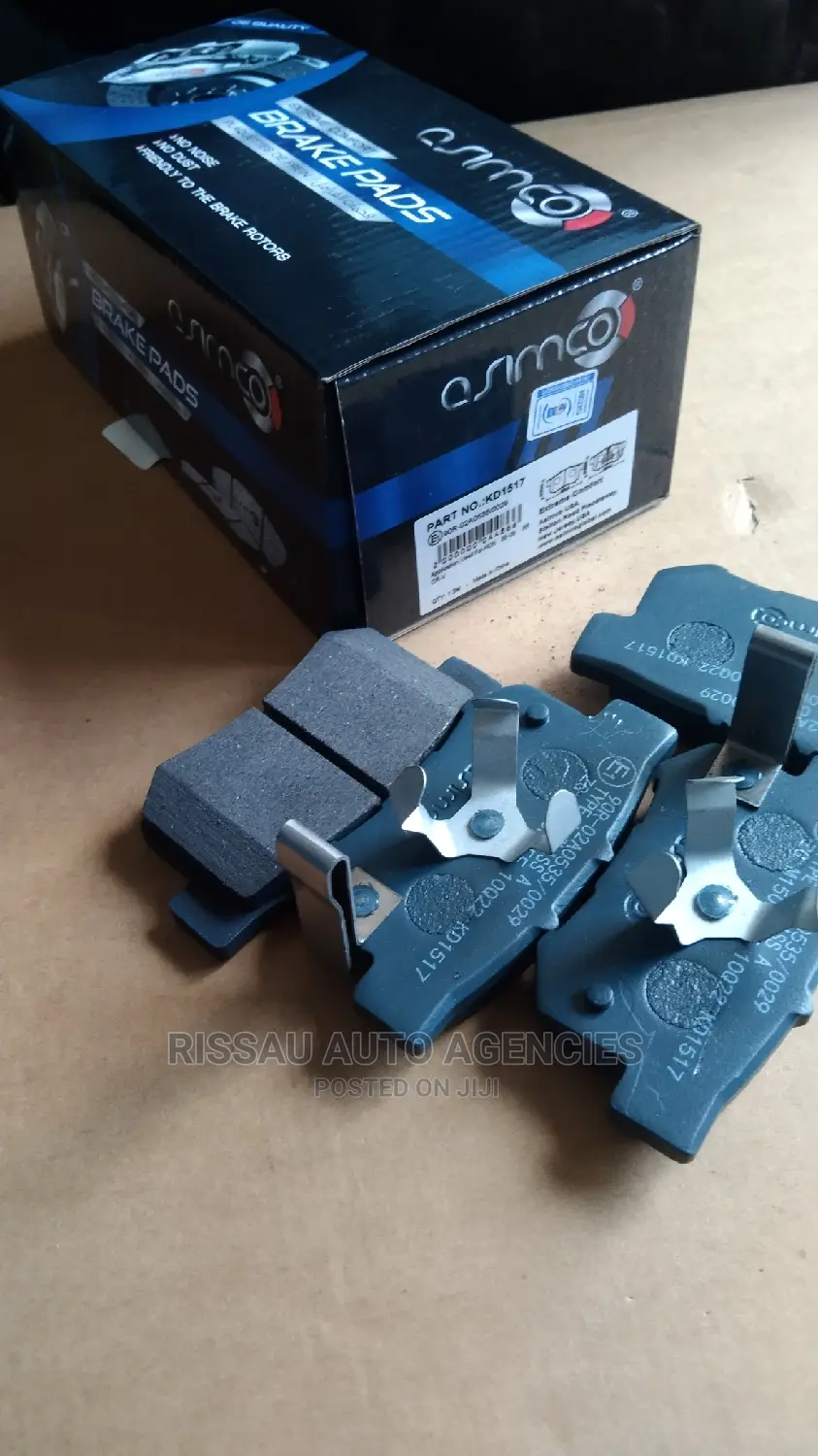 Honda Oddesy,Stepwagon Rear Asimco Brake Pads KD1517