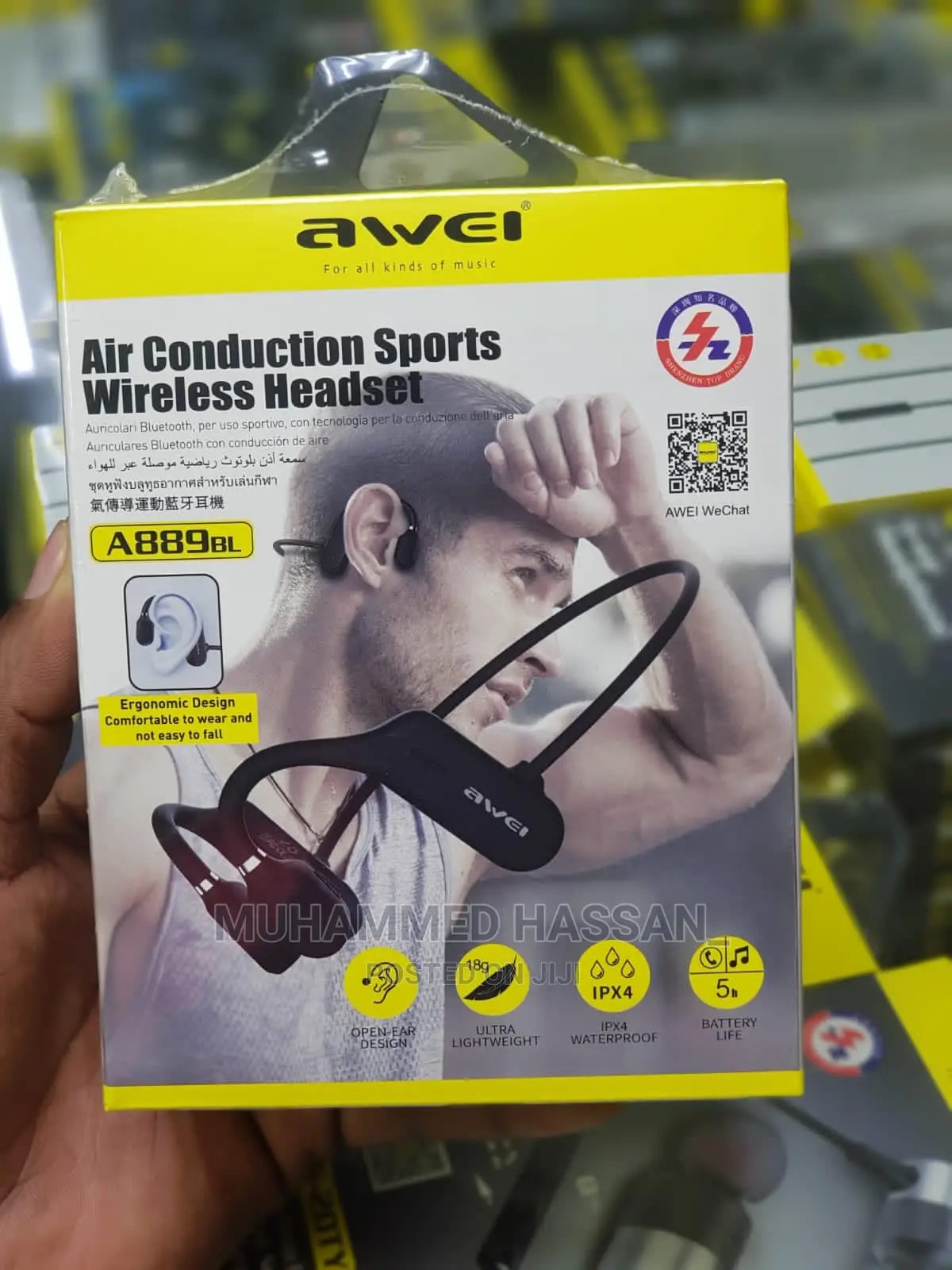 Awei A889bl Air Conducting Sports Headset
