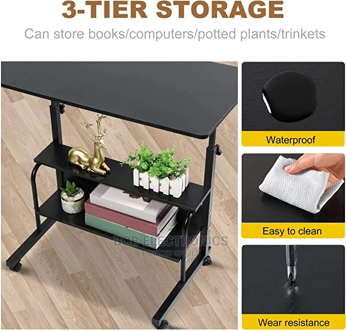 Adjustable and Movable Working Desk