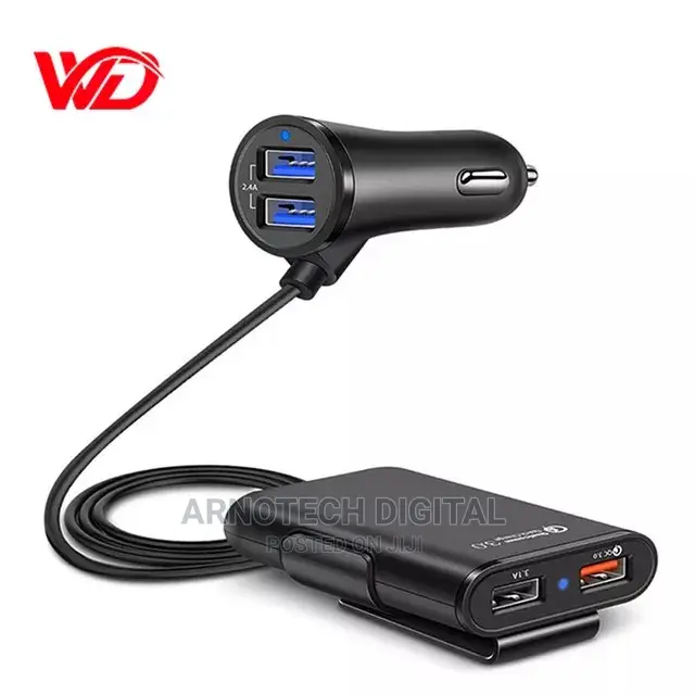 Universal 4-Port Car Phone Fast Charger