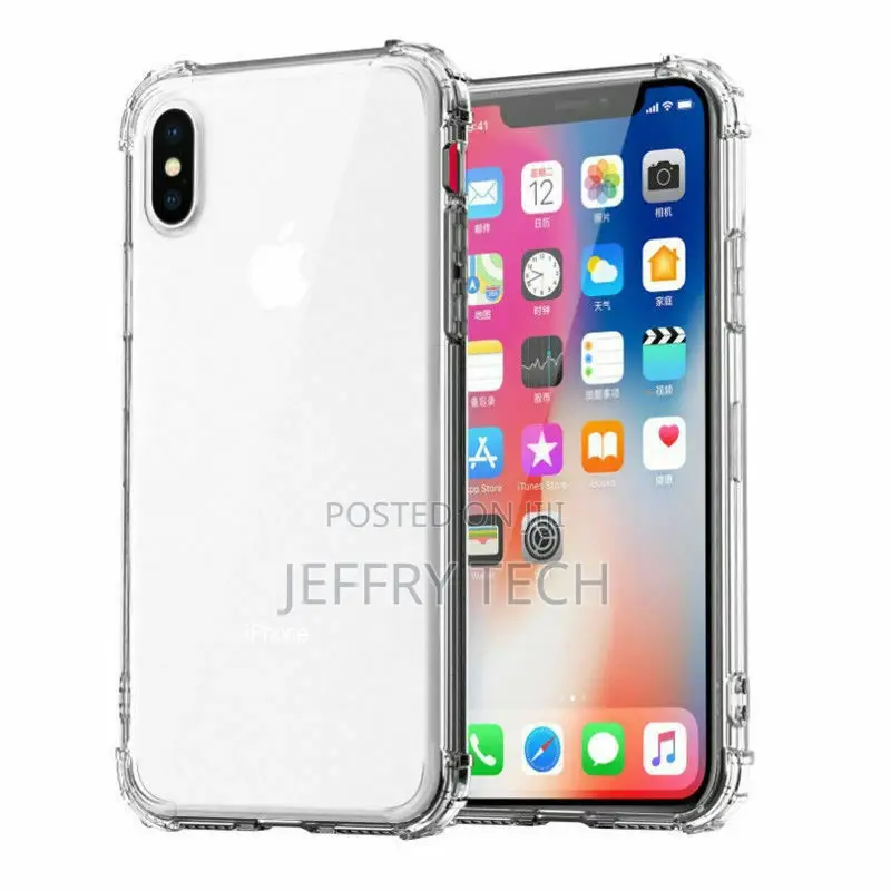iPhone XS Max XR X 8 7 6S Case Cover Bumper Clear Transparen