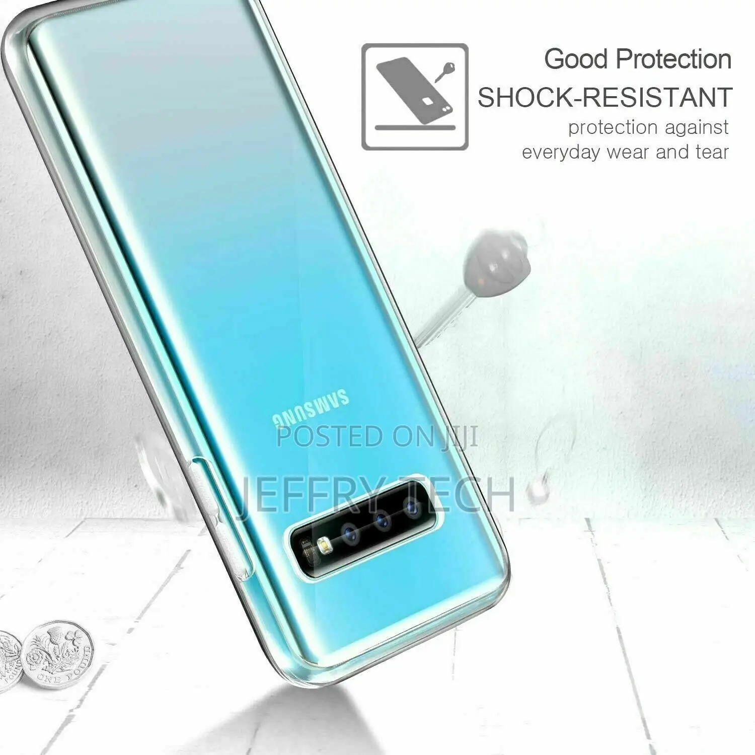 Huawei P9 Lite Shockproof Tpu Clear Case Soft Silicone Gel B