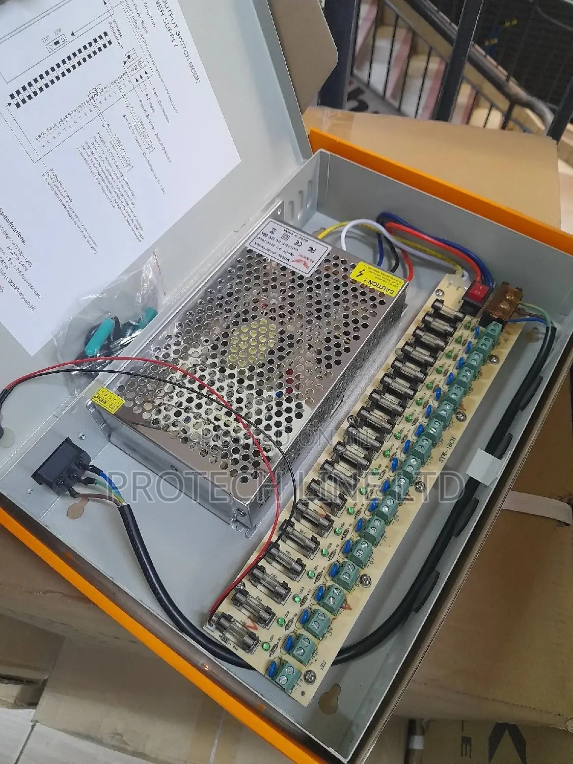 CCTV Power Supply 20amps 18port