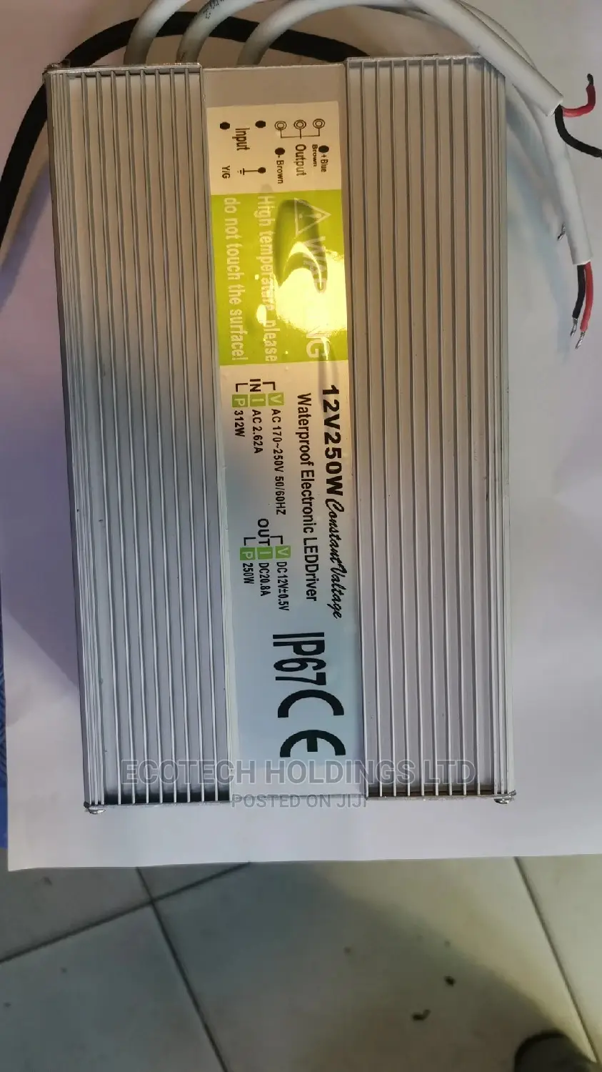 Led Waterproof Drivers 250wts