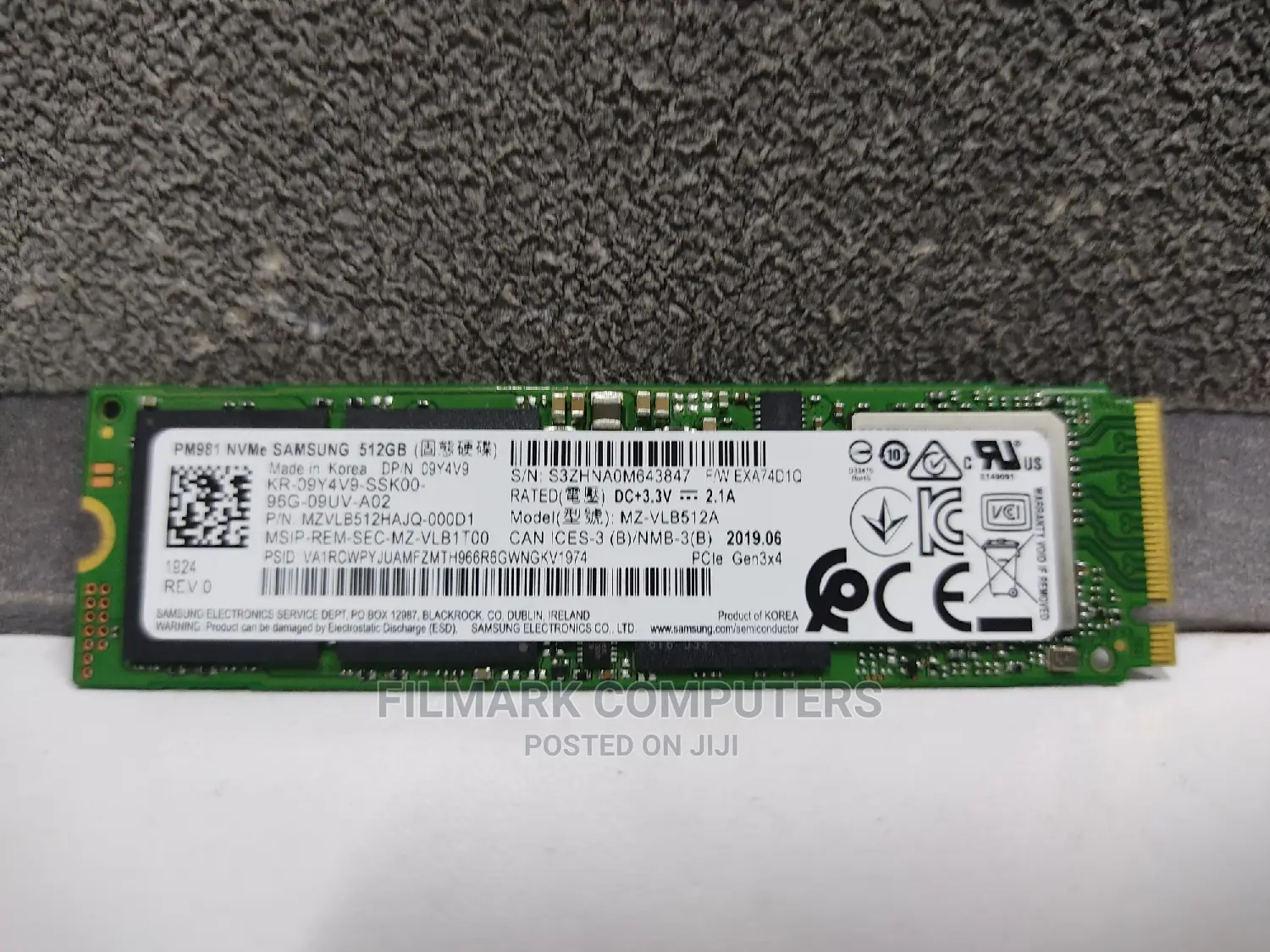 Nvme Samsung 512gb M.2 Ssd