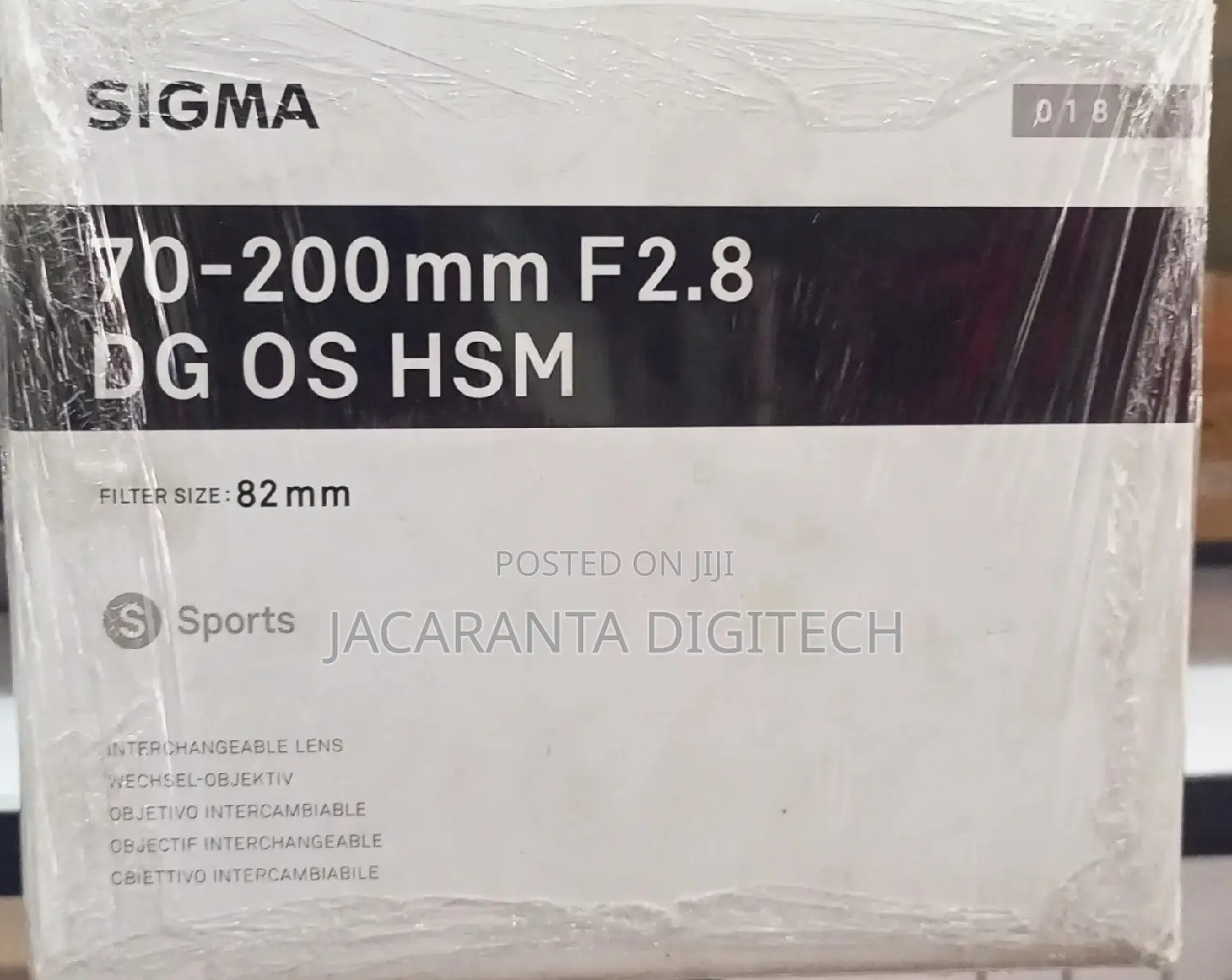 Sigma 70-200mm F/2.8 DG OS HSM Sports Lens for Canon EF