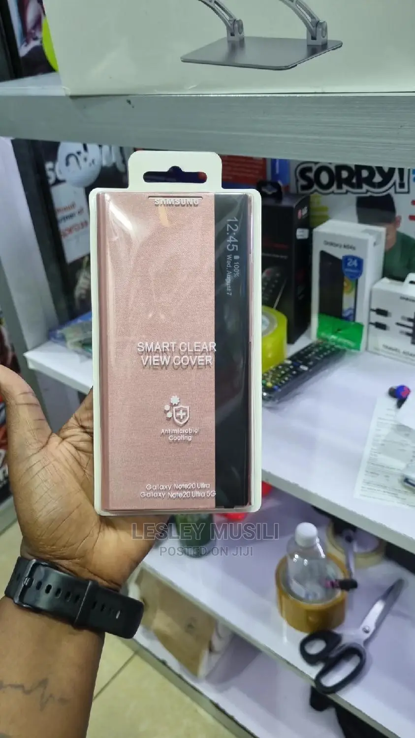 Note 20 Ultra Smart Clear View Cover (Gold)