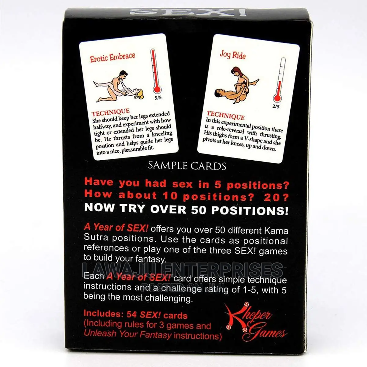A Year of Sex! Sexual Position Cards