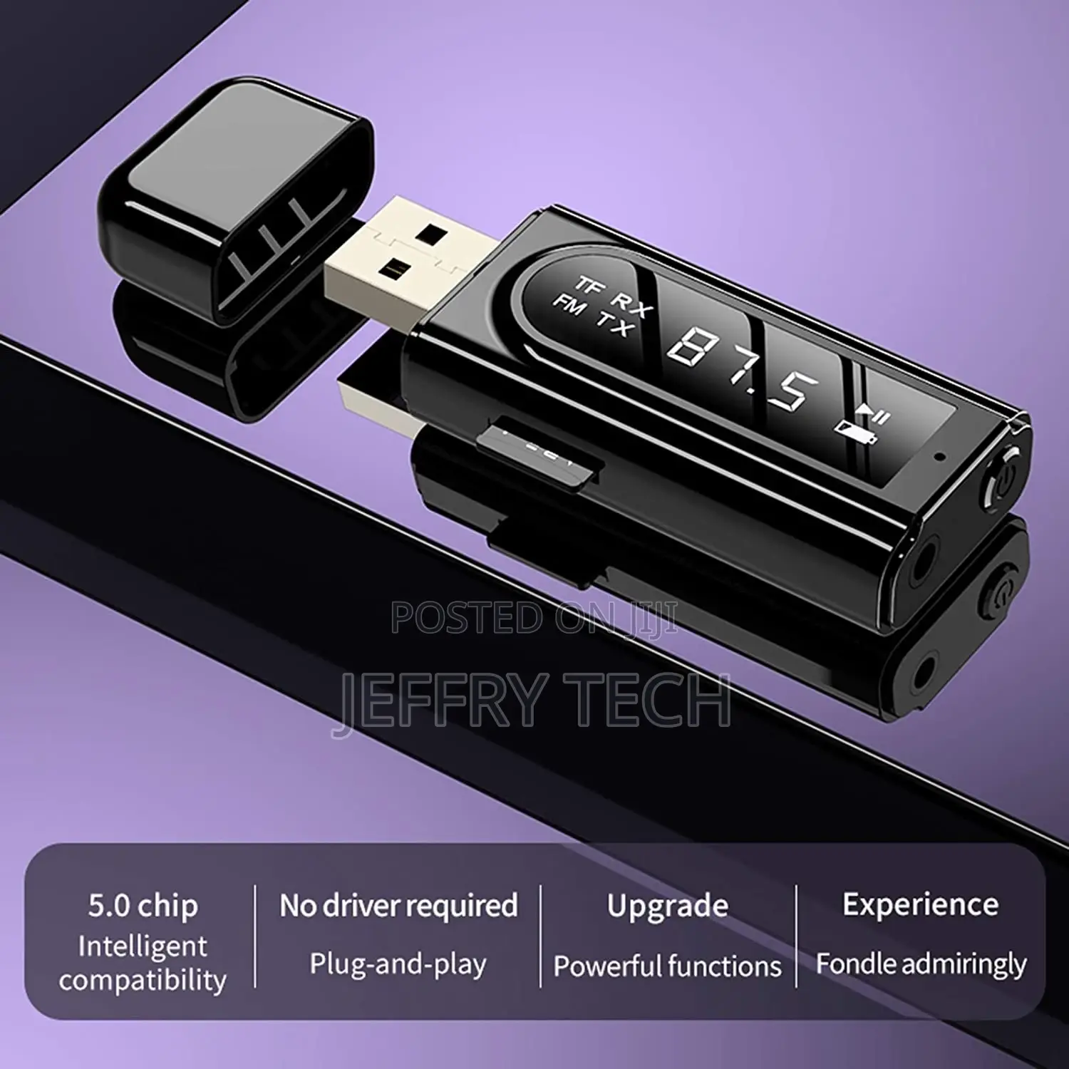 Bluetooth 5.0 Receiver MP3 Players Stereo Music FM Trans